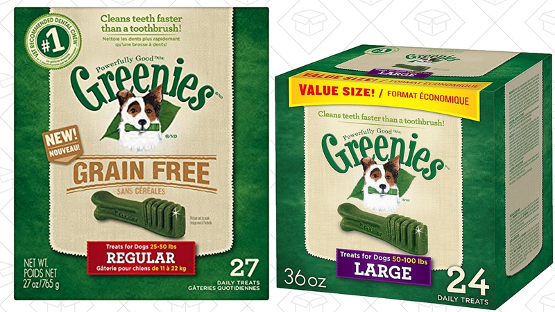 20% off Greenies Dental Treats. Discount Shown at Checkout.
